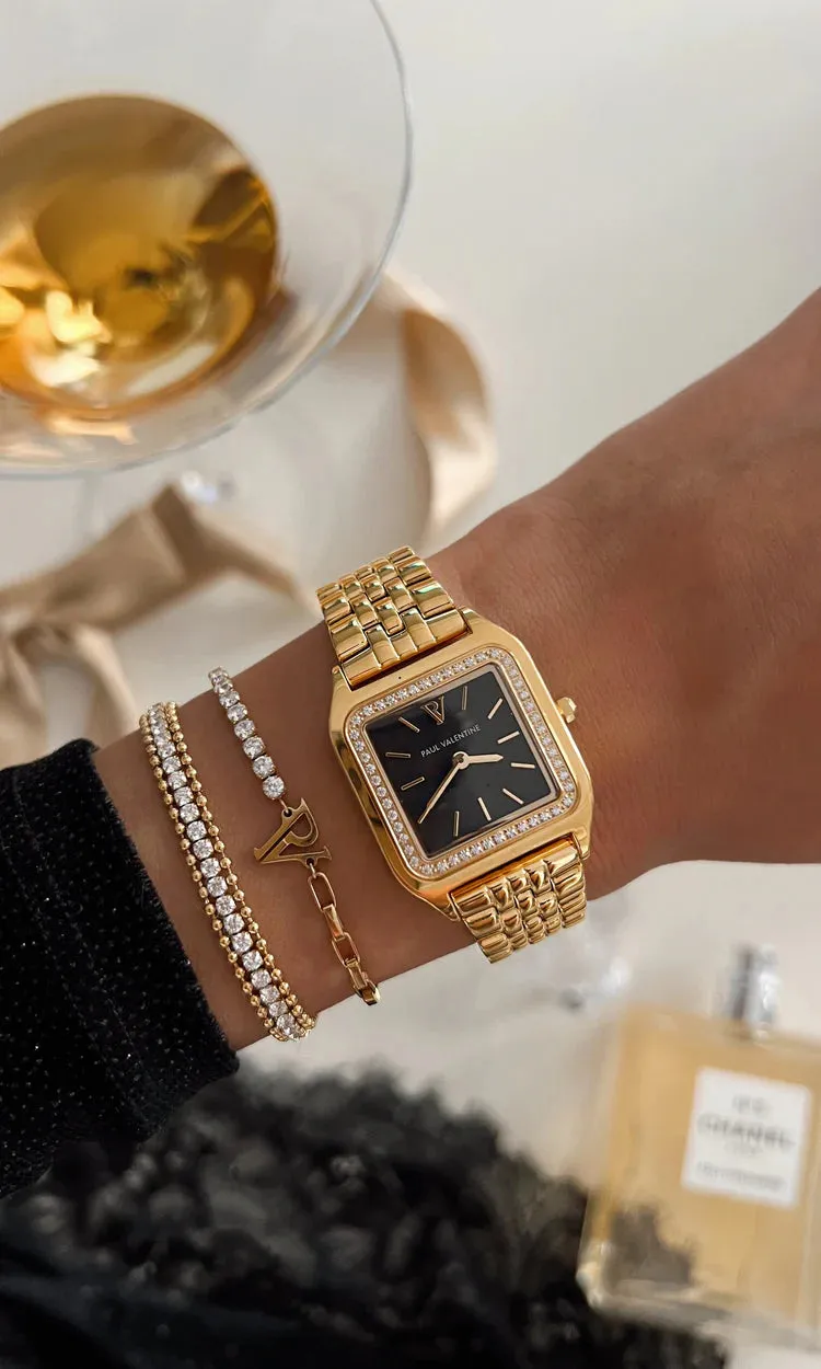 Pavé Watch Set Gold