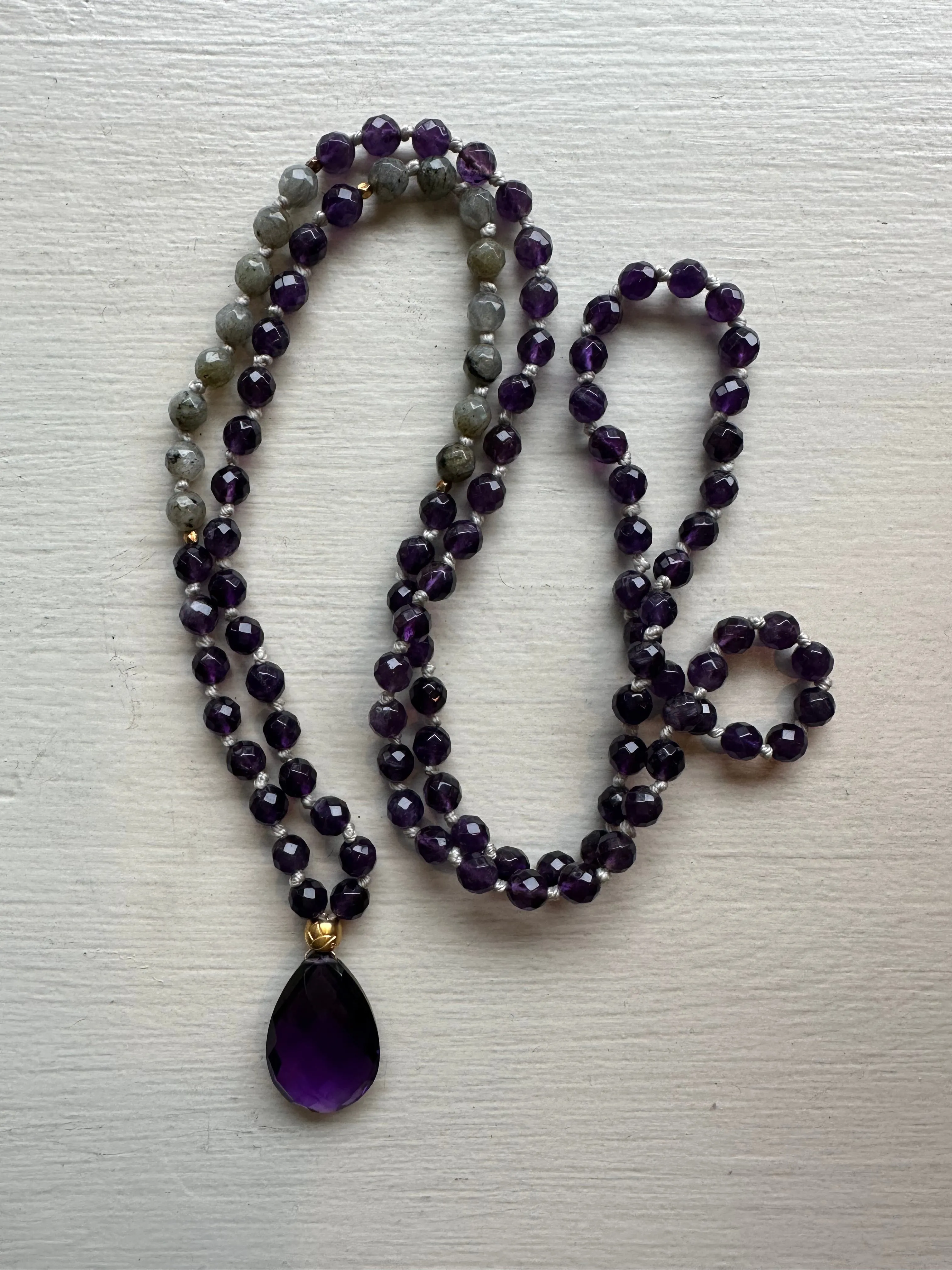 PRE-OWNED SATYA AMETHYST NECKLACE RRP £325