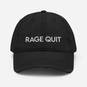 Rage Quit | Distressed Dad Hat