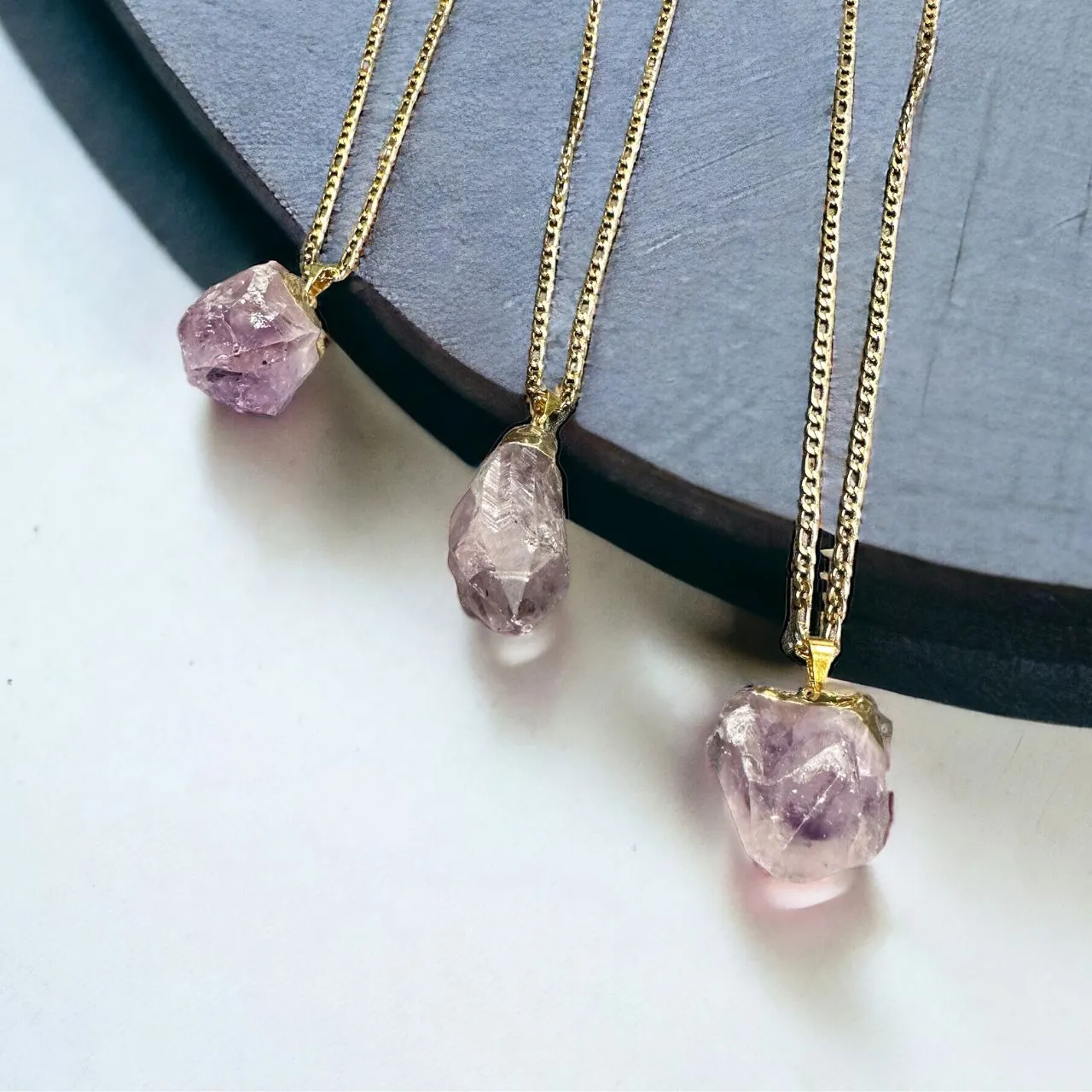 Raw Amethyst Necklace