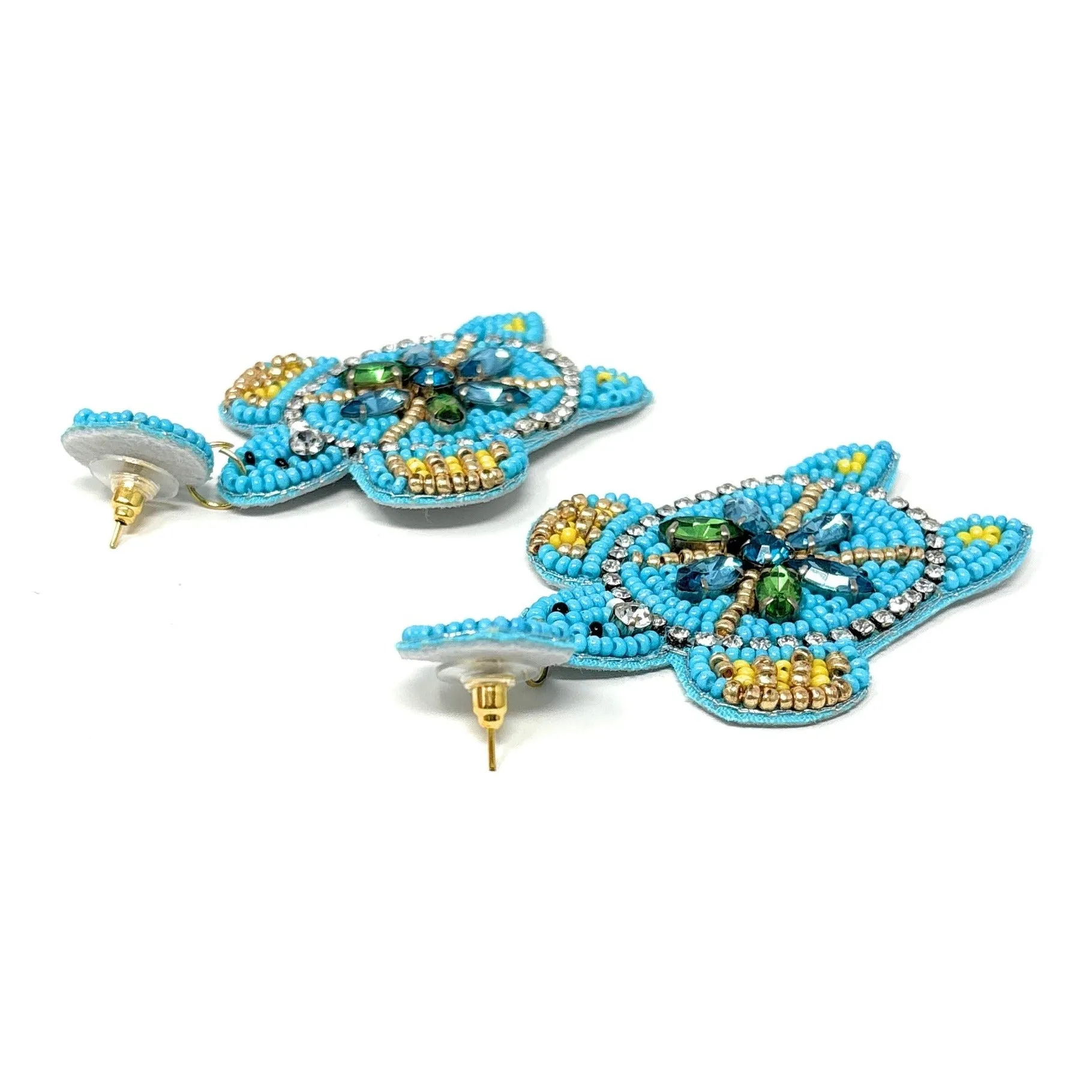 Sea Turtle Beaded Earrings