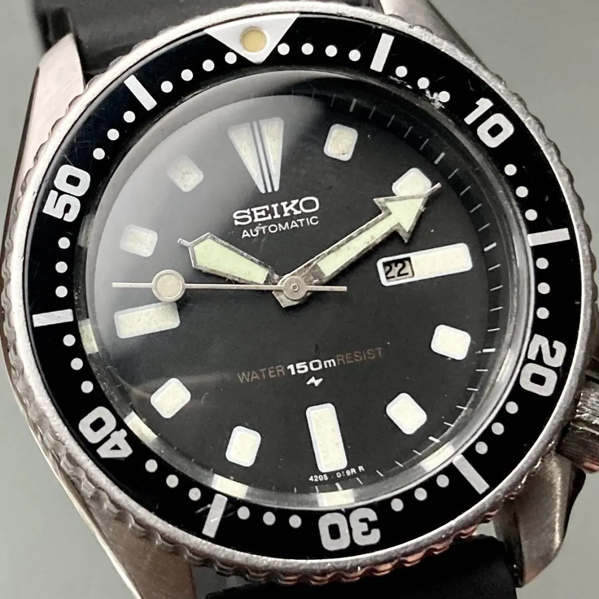 Seiko Watch Diver Automatic Winding Men's Date 36mm Vintage Watch Male