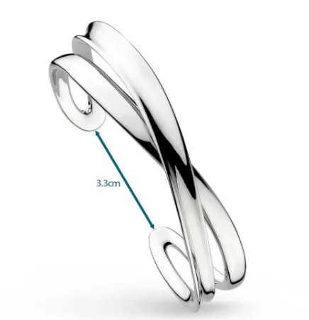 Serenity Grande Crossover Cuff Bangle