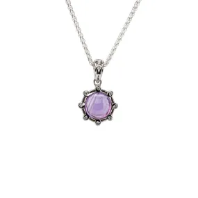 Silver Celestial Pendant - Amethyst