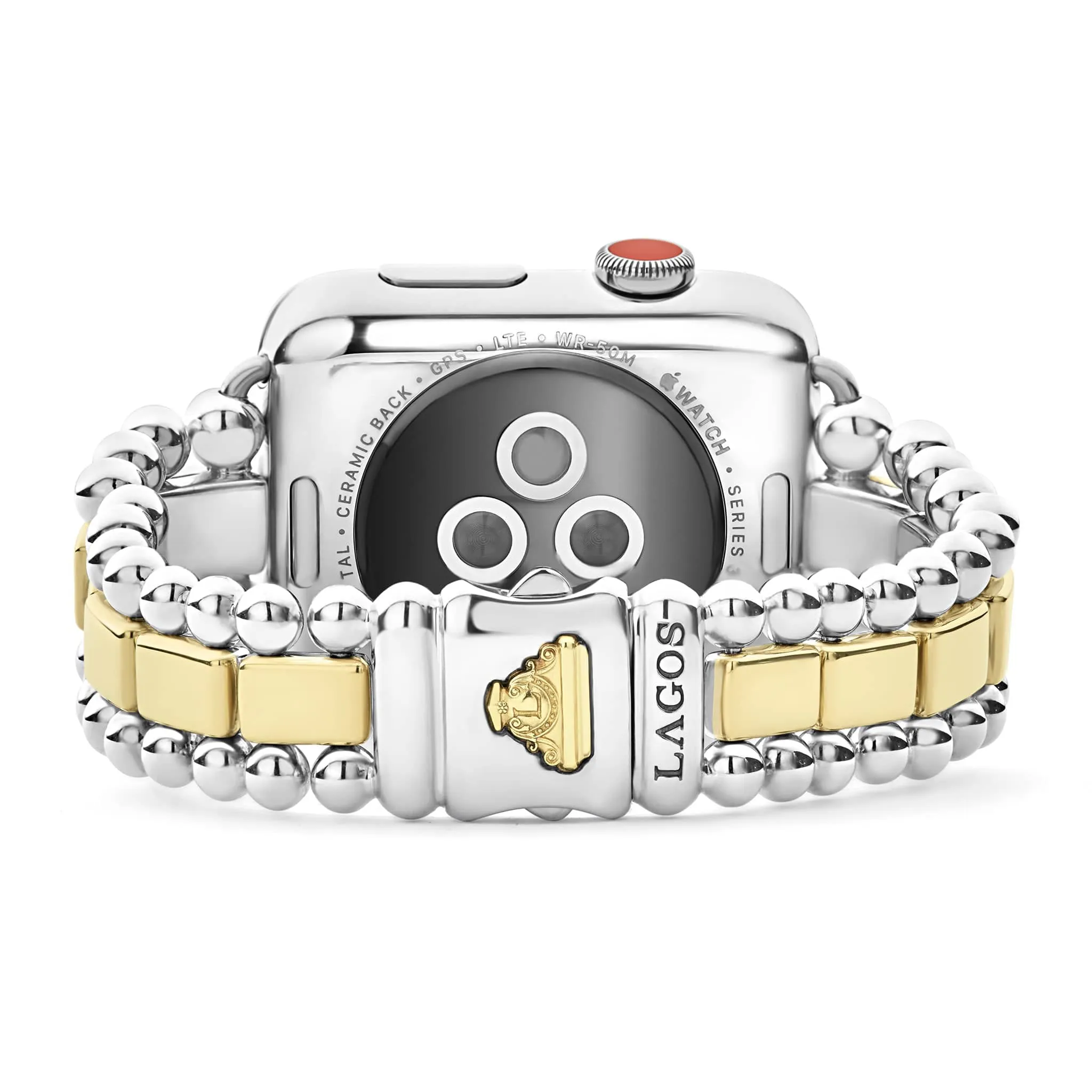 Smart Caviar 18K Gold and Sterling Silver Watch Bracelet-38-45mm