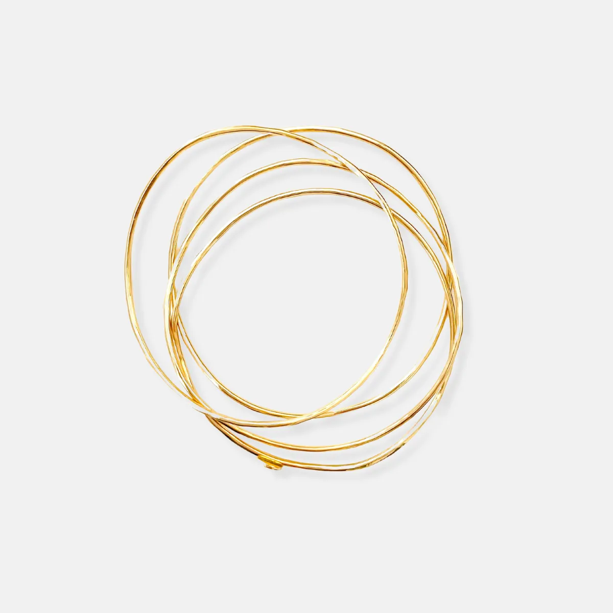 The Organic Circle Silhouette Bangle