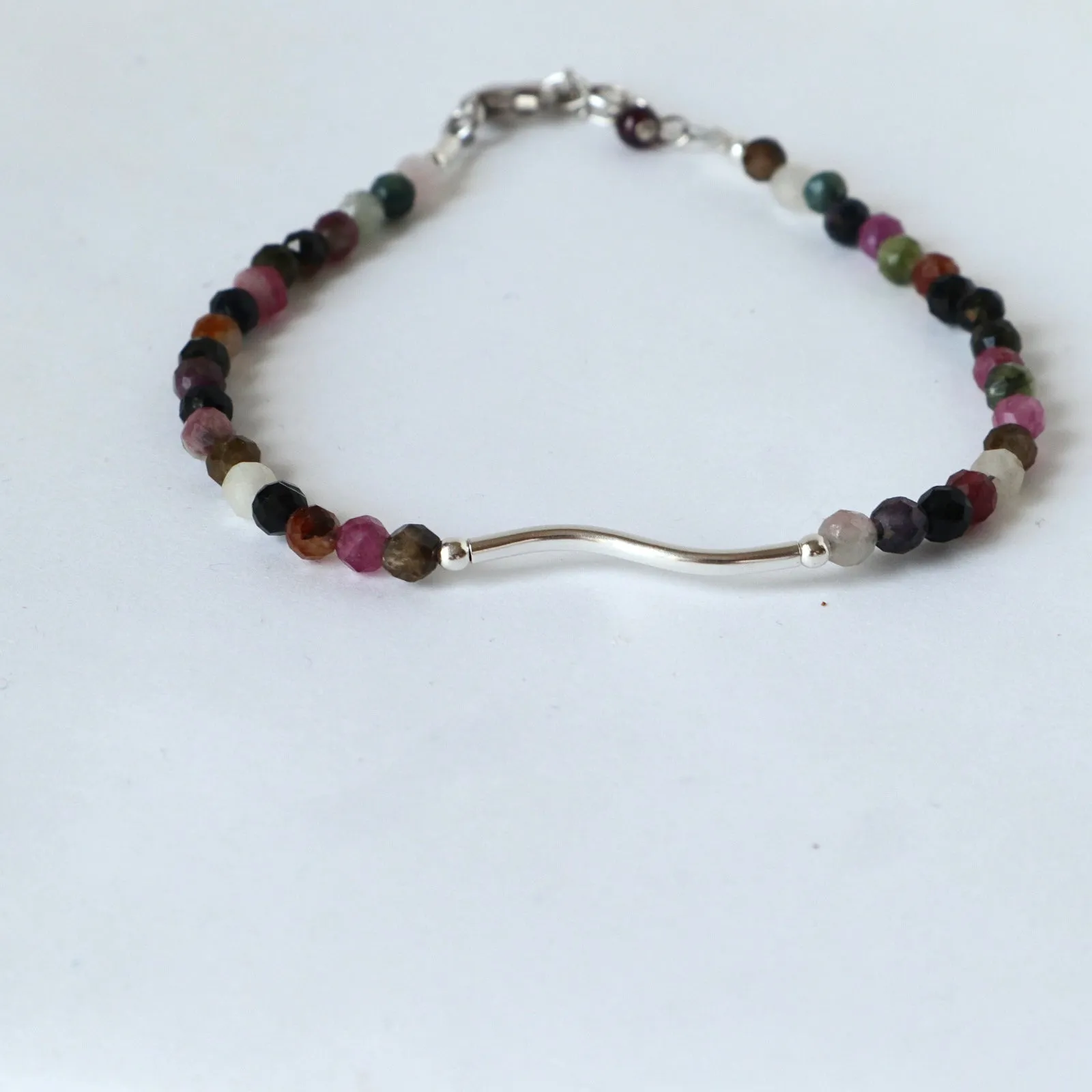 Tourmaline Silver Bracelet