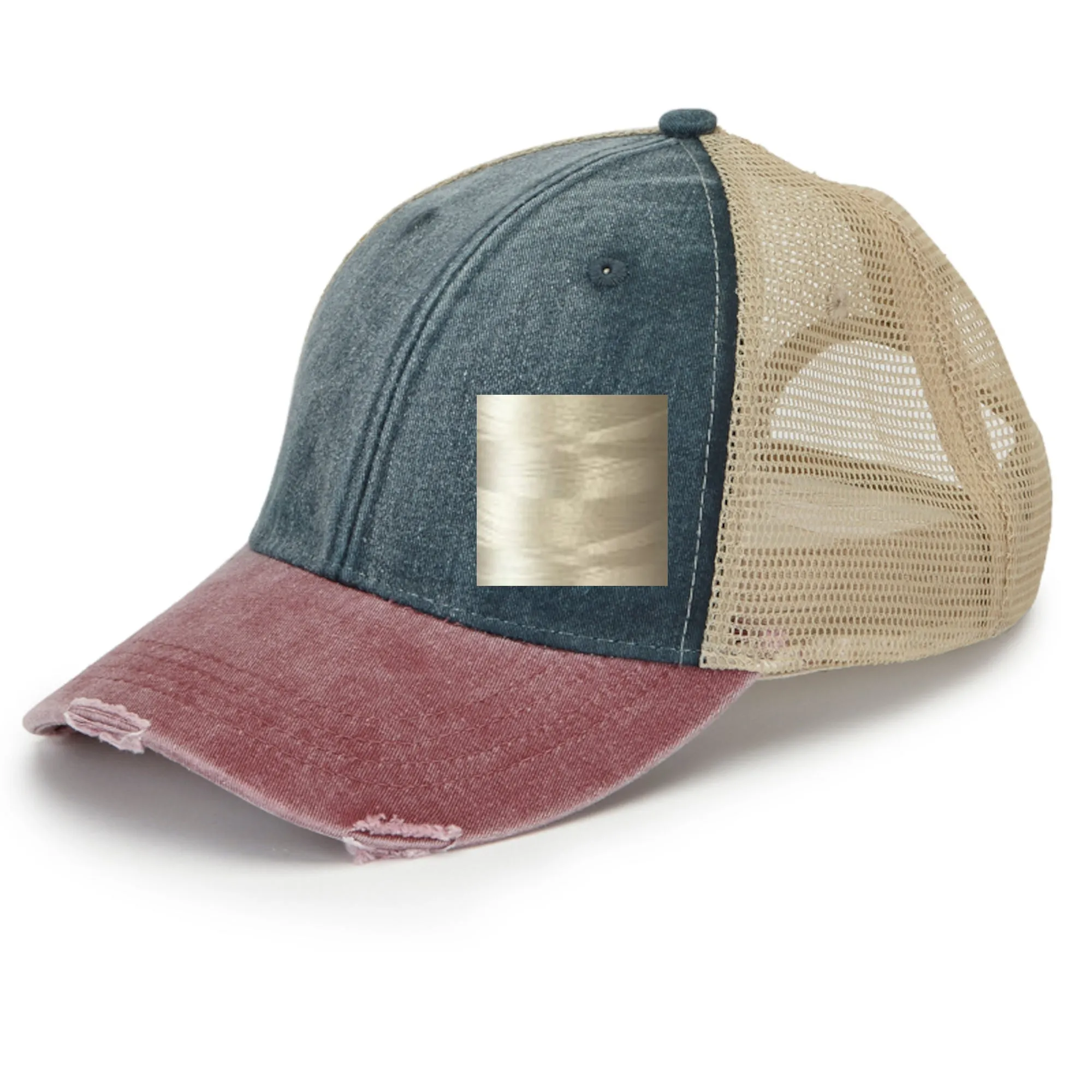 Vermont Hat | Distressed Snapback Trucker | state cap | many color choices