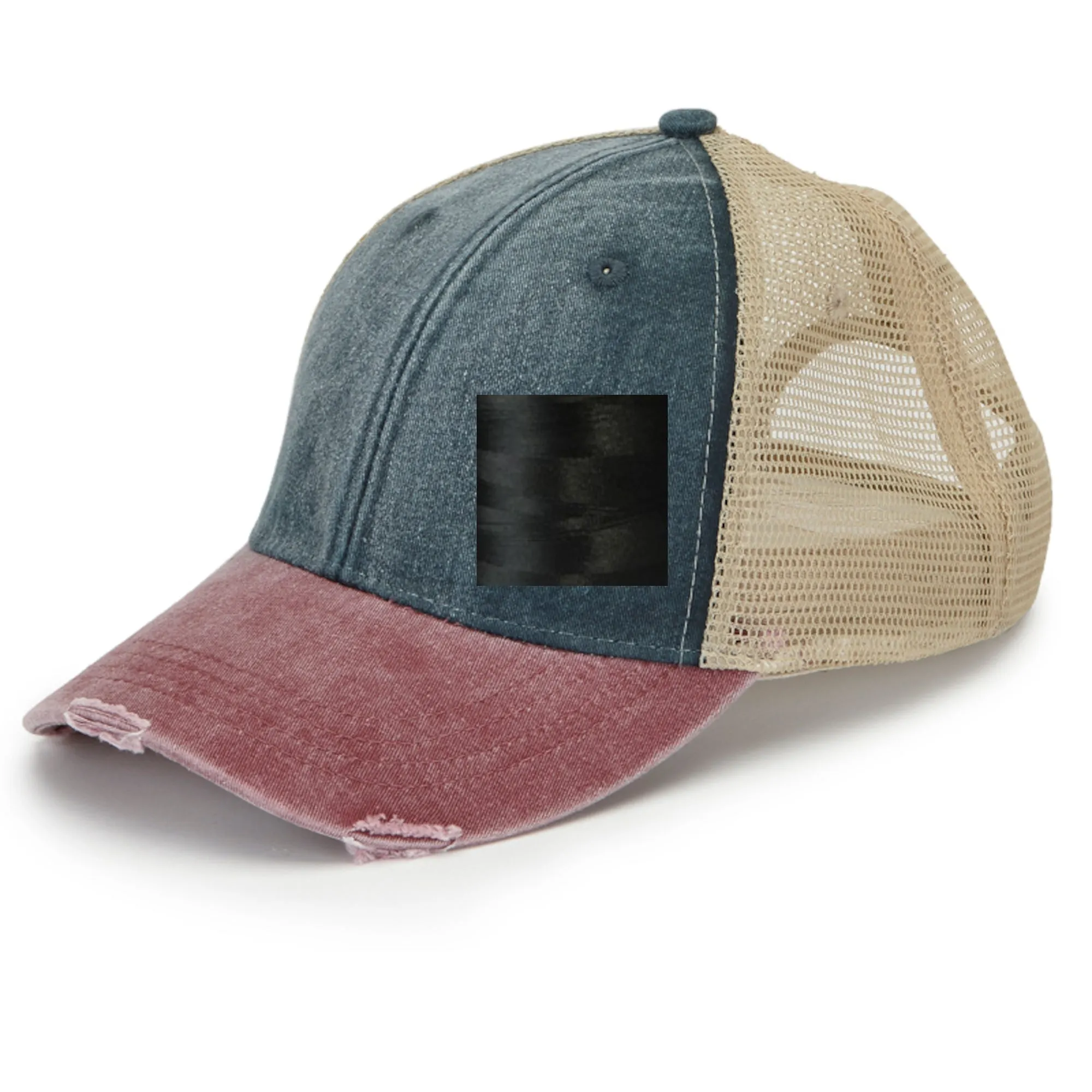 Vermont Hat | Distressed Snapback Trucker | state cap | many color choices