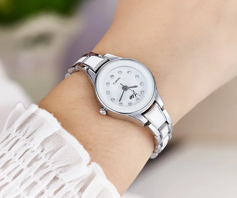 Watch Women's Fashion Melamine Learn Life Waterproof Ins Wind Steel Belt Quartz Women's Watch