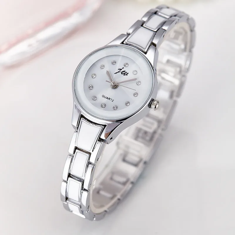 Watch Women's Fashion Melamine Learn Life Waterproof Ins Wind Steel Belt Quartz Women's Watch