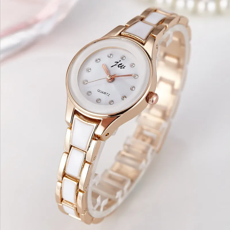 Watch Women's Fashion Melamine Learn Life Waterproof Ins Wind Steel Belt Quartz Women's Watch