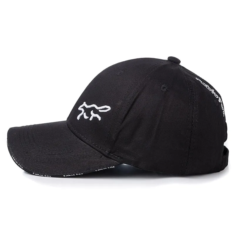 Women Cotton Cap Fashion Fabio Fox Embroidered Baseball Cap Female Casual Adjustable Outdoor Streetwear High Quality Hat