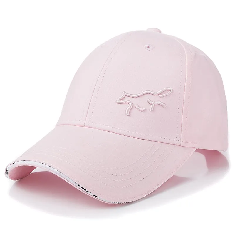 Women Cotton Cap Fashion Fabio Fox Embroidered Baseball Cap Female Casual Adjustable Outdoor Streetwear High Quality Hat