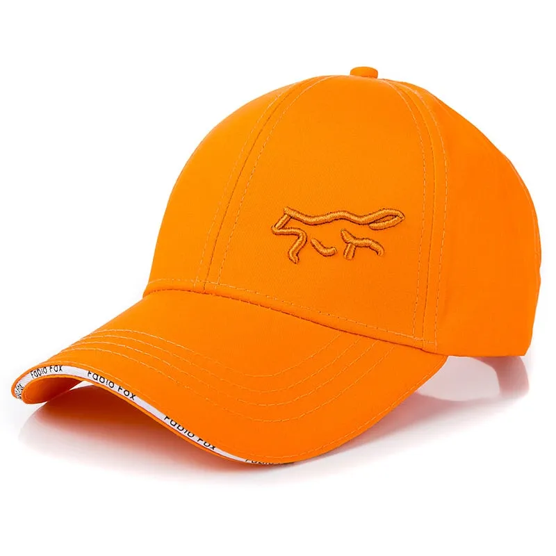 Women Cotton Cap Fashion Fabio Fox Embroidered Baseball Cap Female Casual Adjustable Outdoor Streetwear High Quality Hat