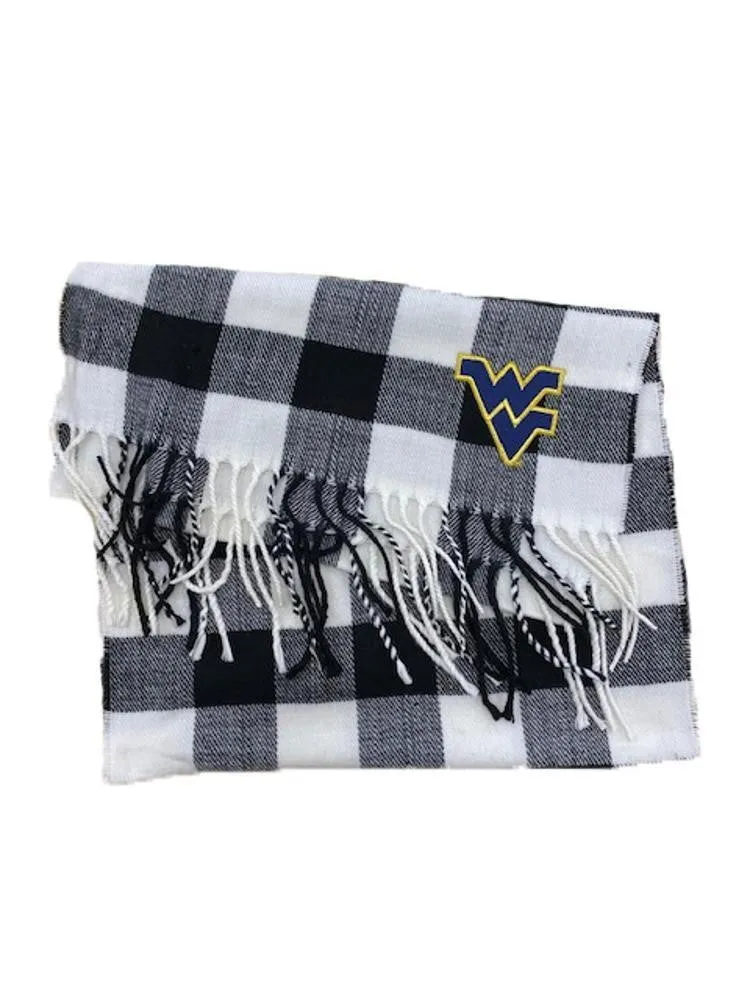 WVU Buffalo Check Scarf